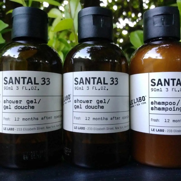 $81 VALUE!! LE LABO SANTAL 33 SHOWER GEL X 2 + SHAMPOO 3 OZ -  BODY WASH - Picture 1 of 1